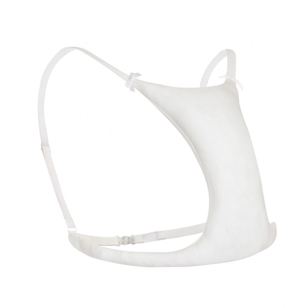 White Breast Support Pillow Bra Wrinkle Preventer